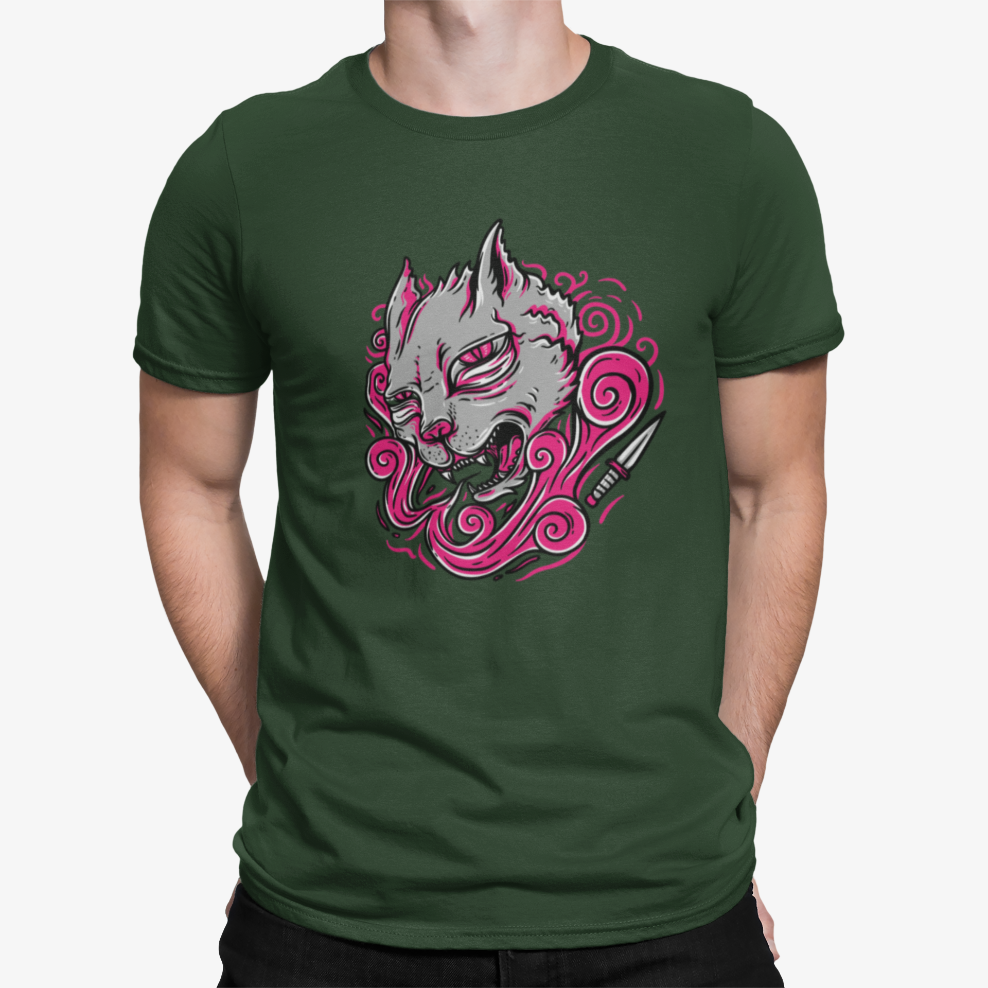 Camiseta Gato Navaja