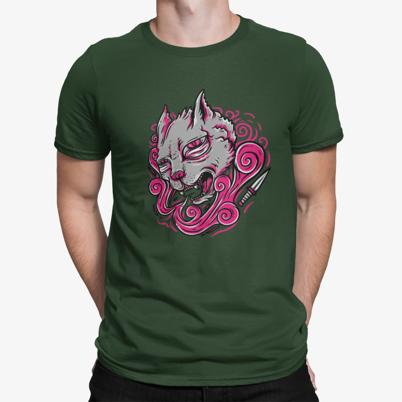 Camiseta Gato Navaja