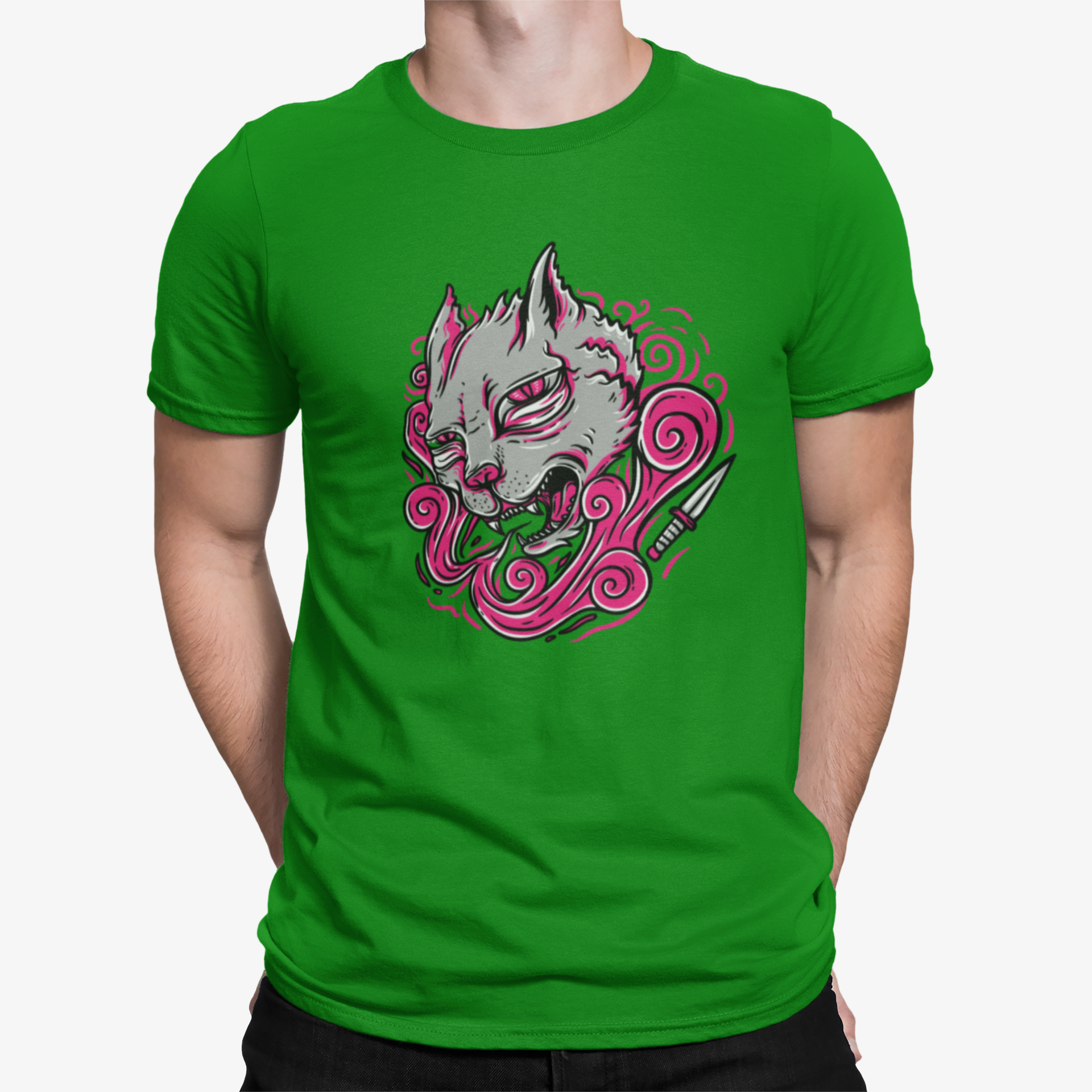 Camiseta Gato Navaja