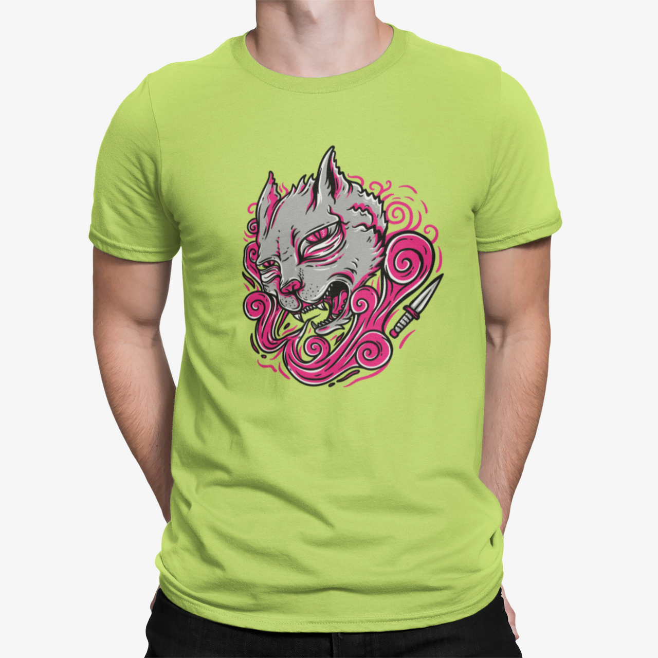 Camiseta Gato Navaja