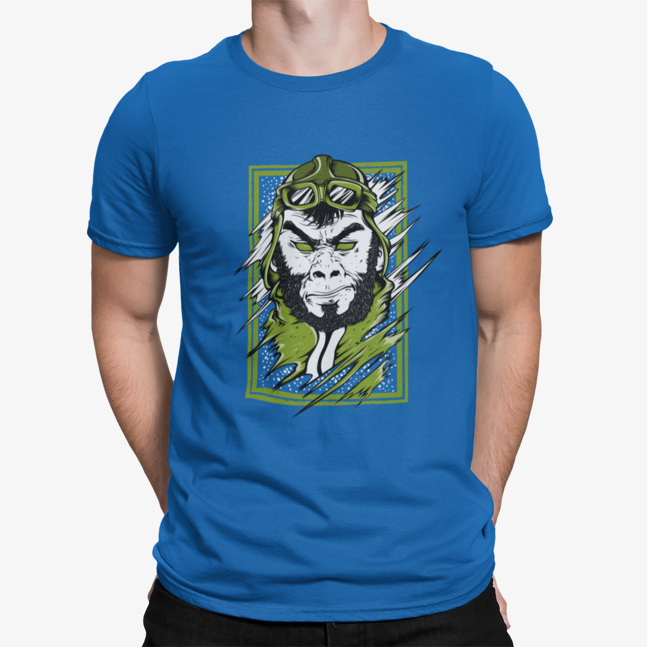 Camiseta Gorila Piloto Verde