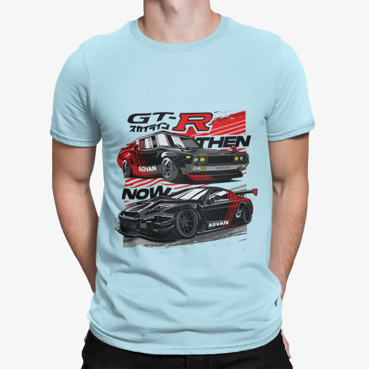 Camiseta GTR Antes y Despues