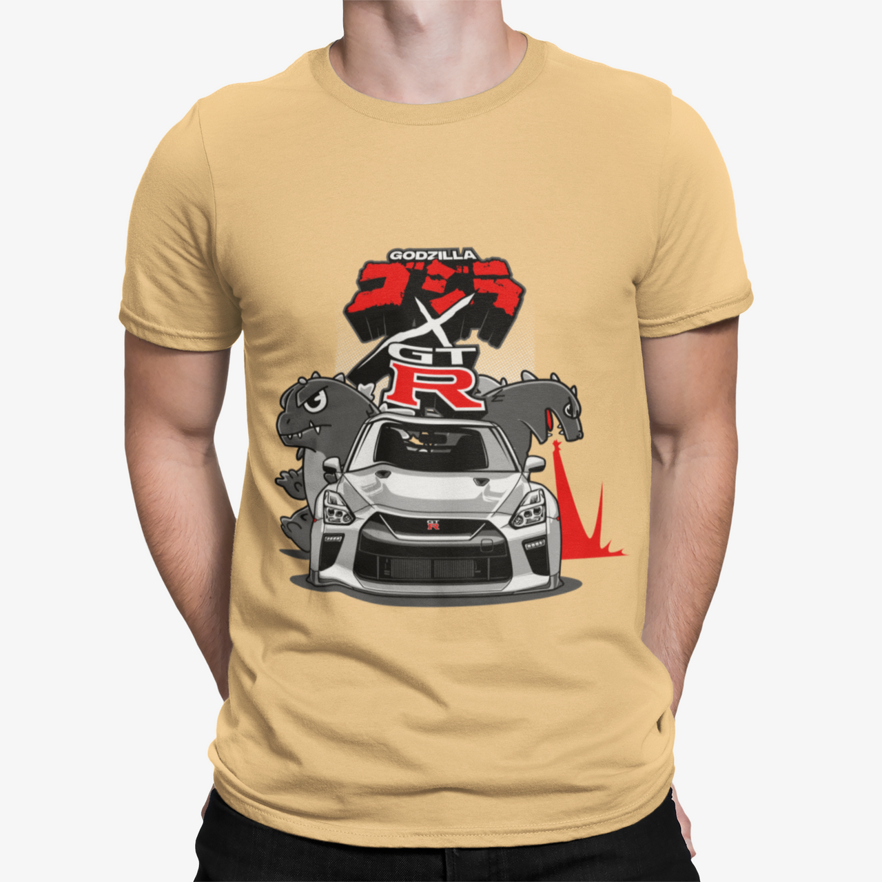 Camiseta GTR Gozilla Cartoon