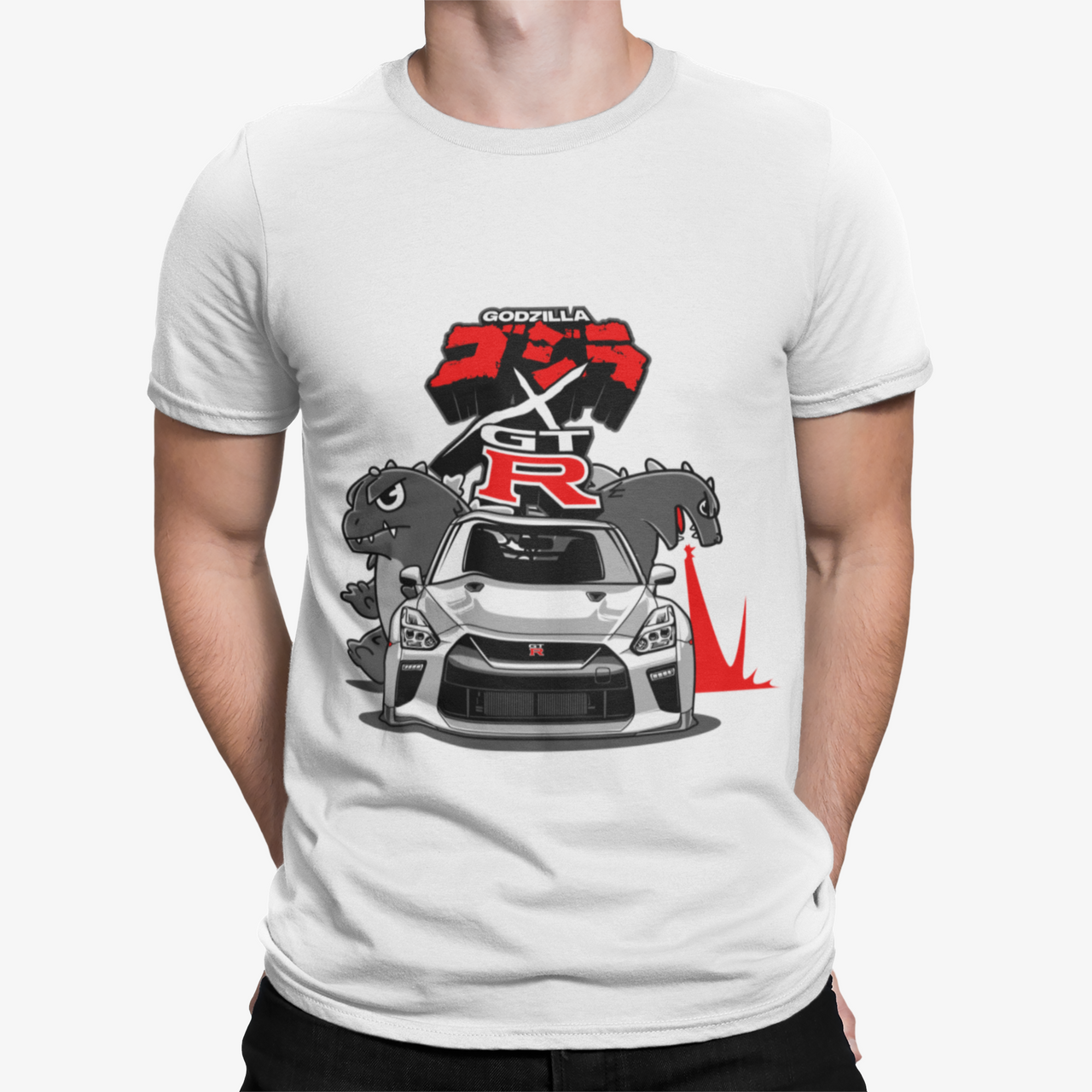 Camiseta GTR Gozilla Cartoon