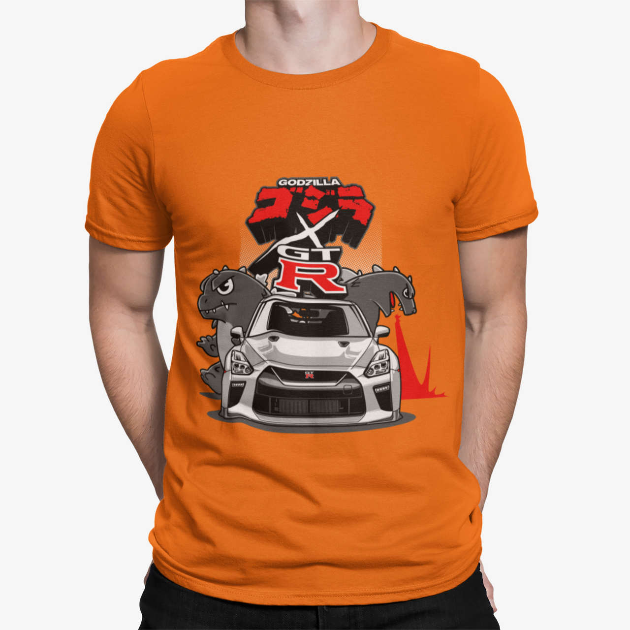 Camiseta GTR Gozilla Cartoon