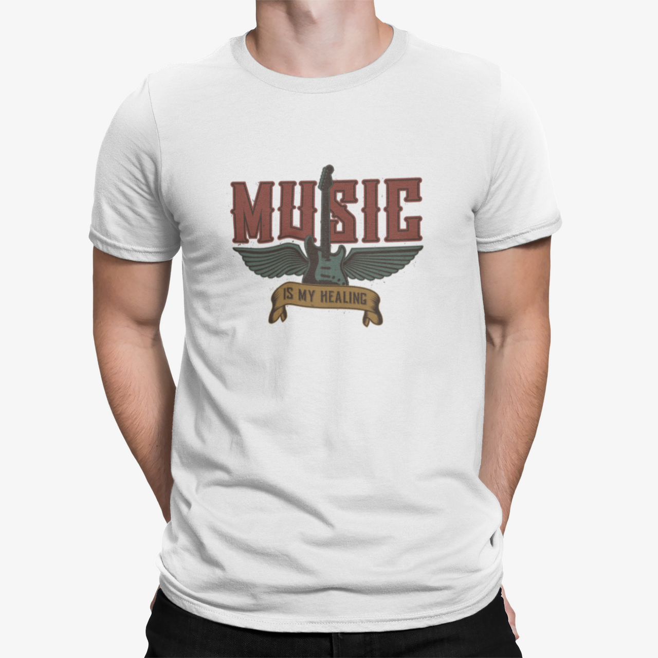 Camiseta Guitarra Alada