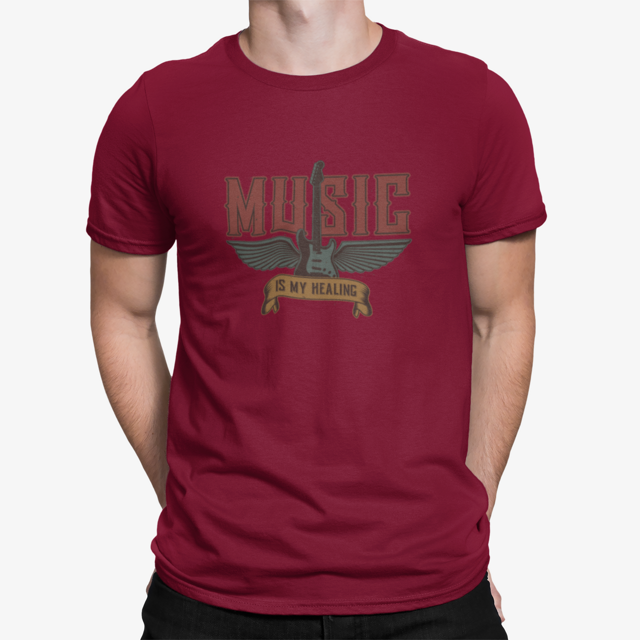 Camiseta Guitarra Alada