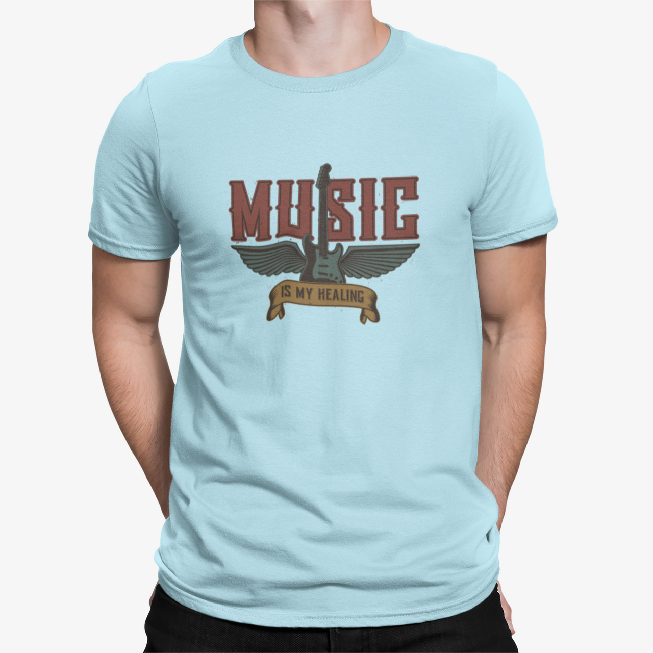 Camiseta Guitarra Alada