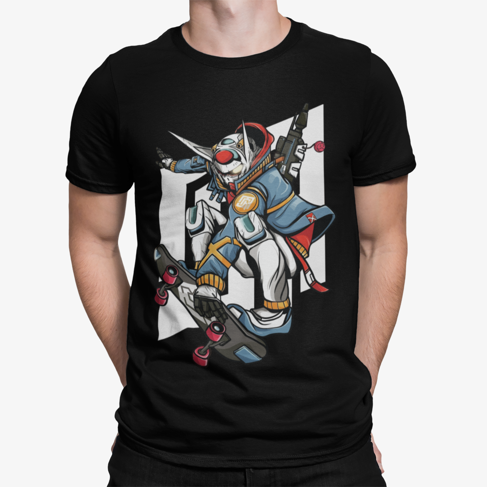 Camiseta Gundam Skater