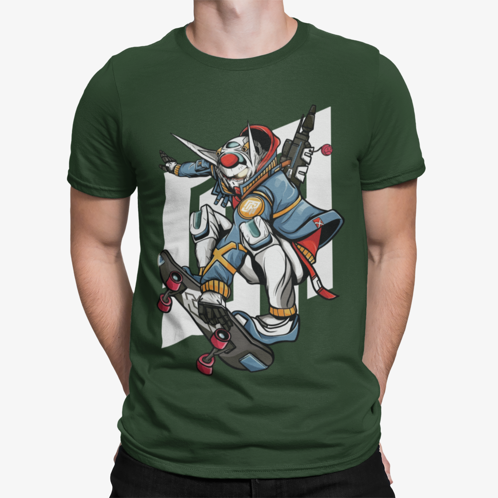 Camiseta Gundam Skater