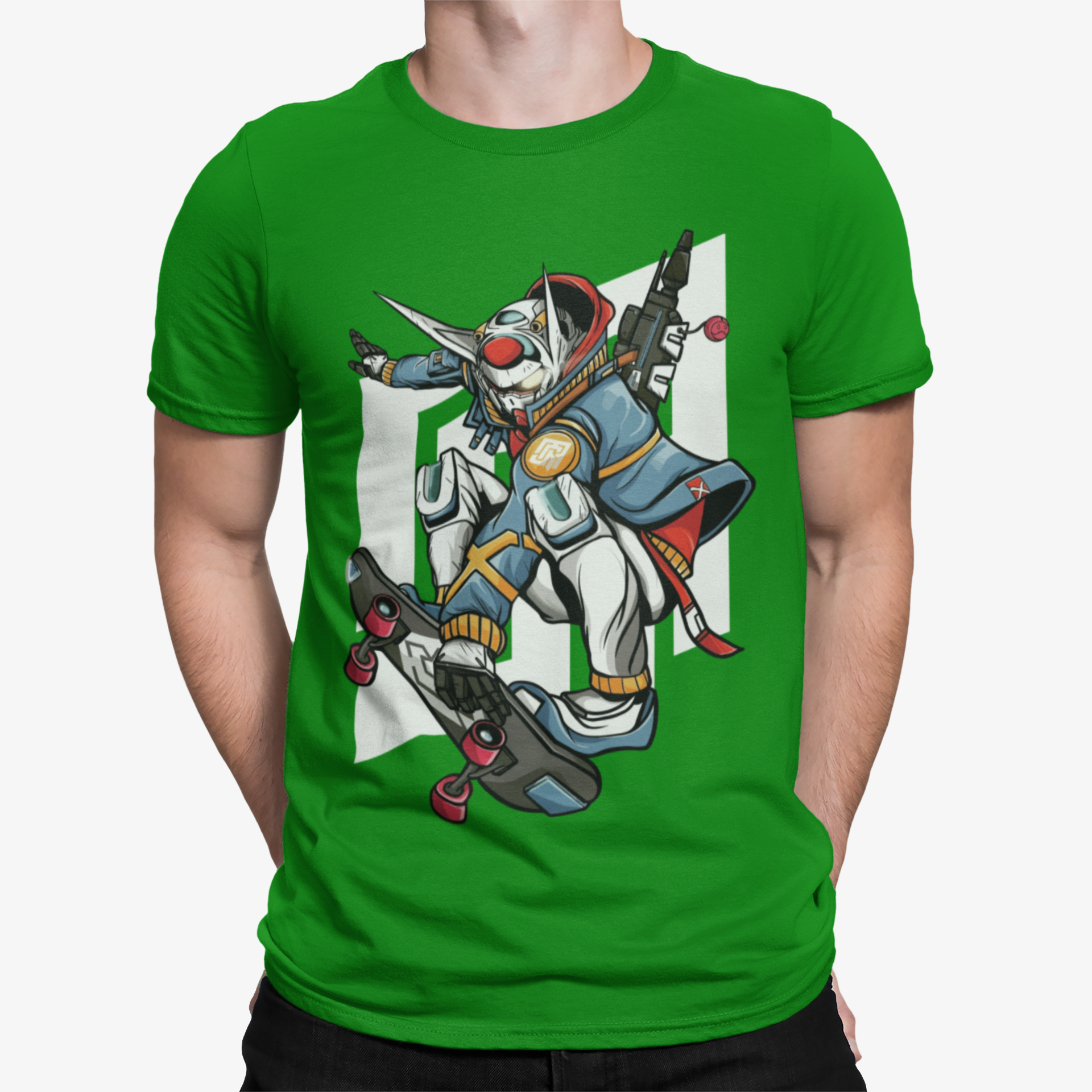 Camiseta Gundam Skater