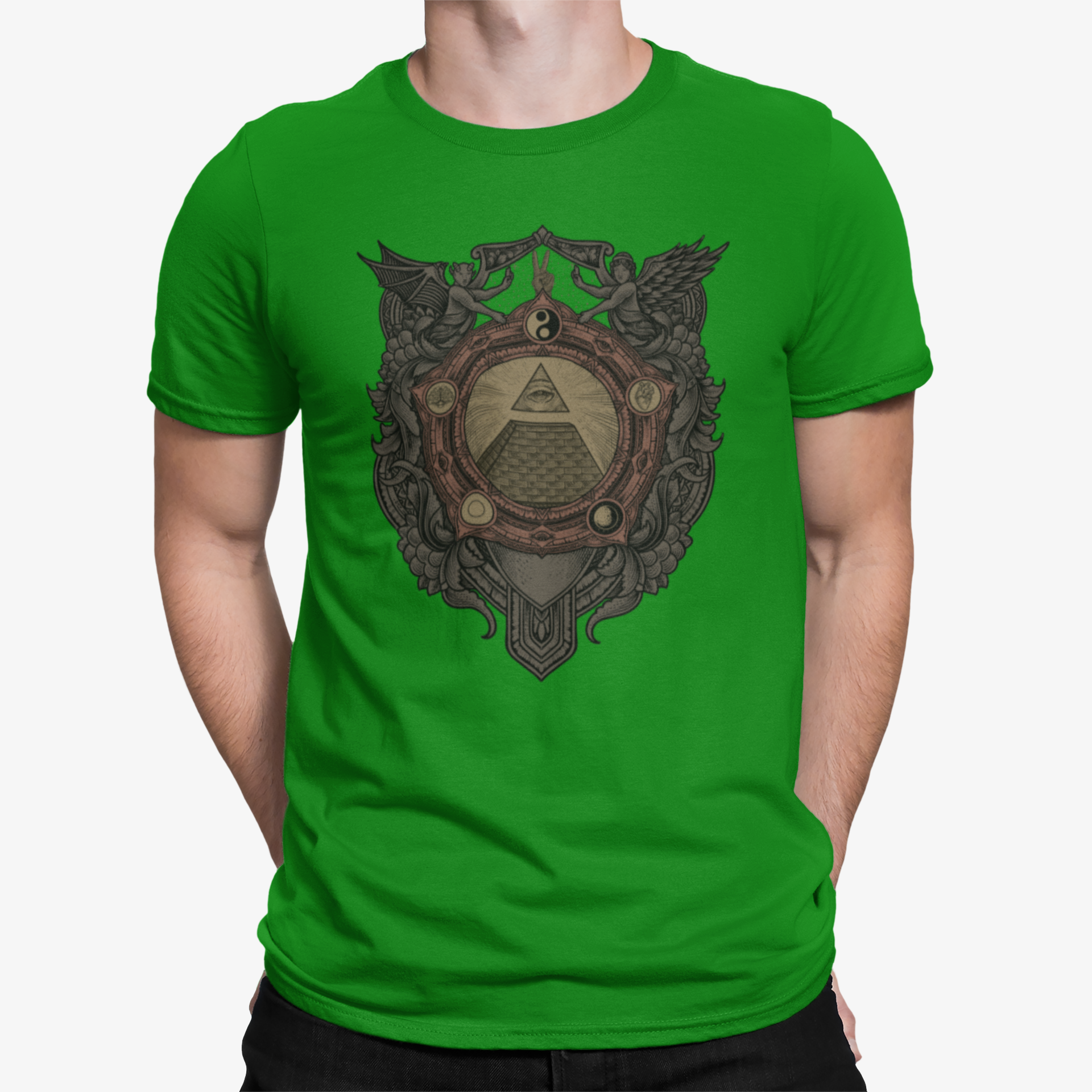 Camiseta Illuminati Bien Mal