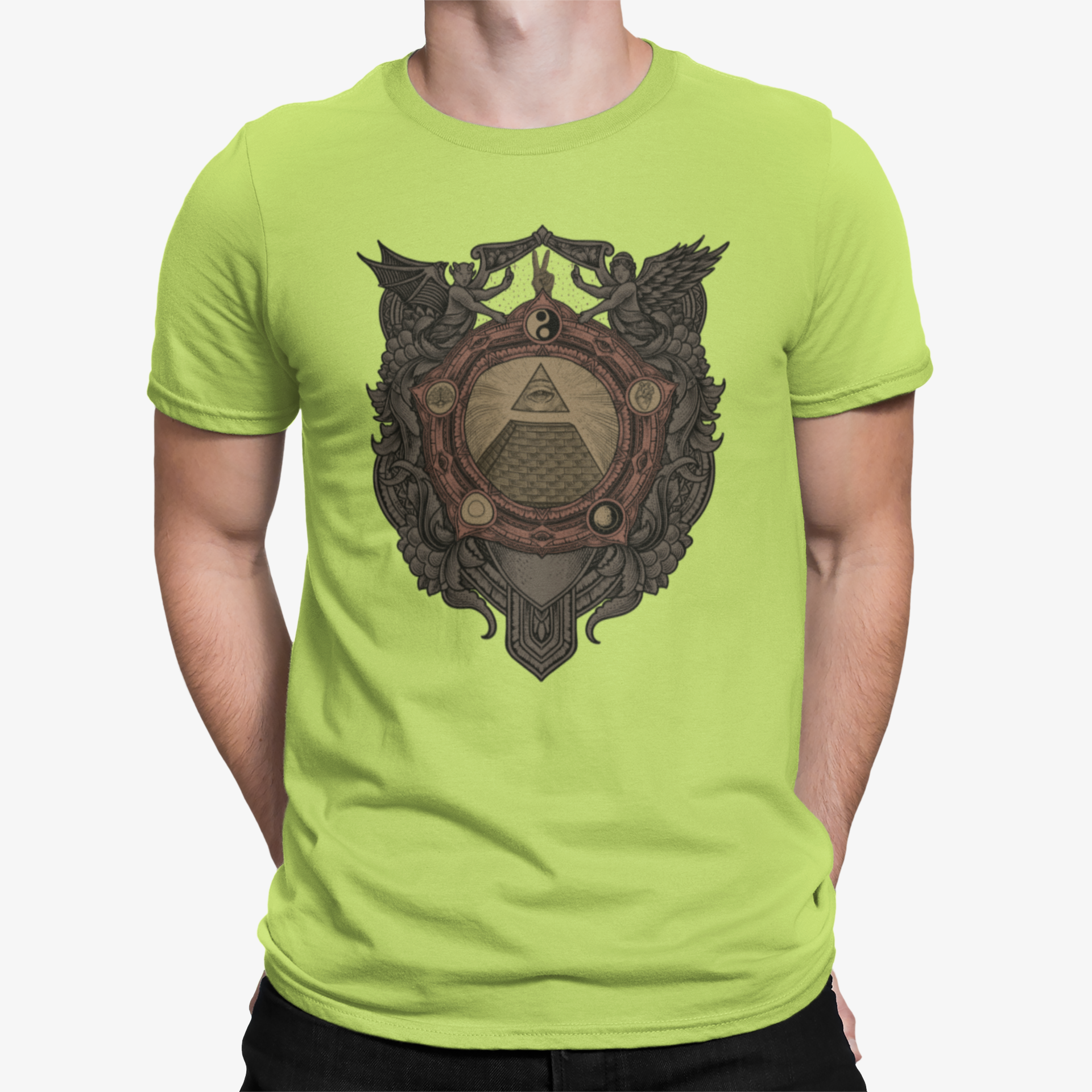 Camiseta Illuminati Bien Mal