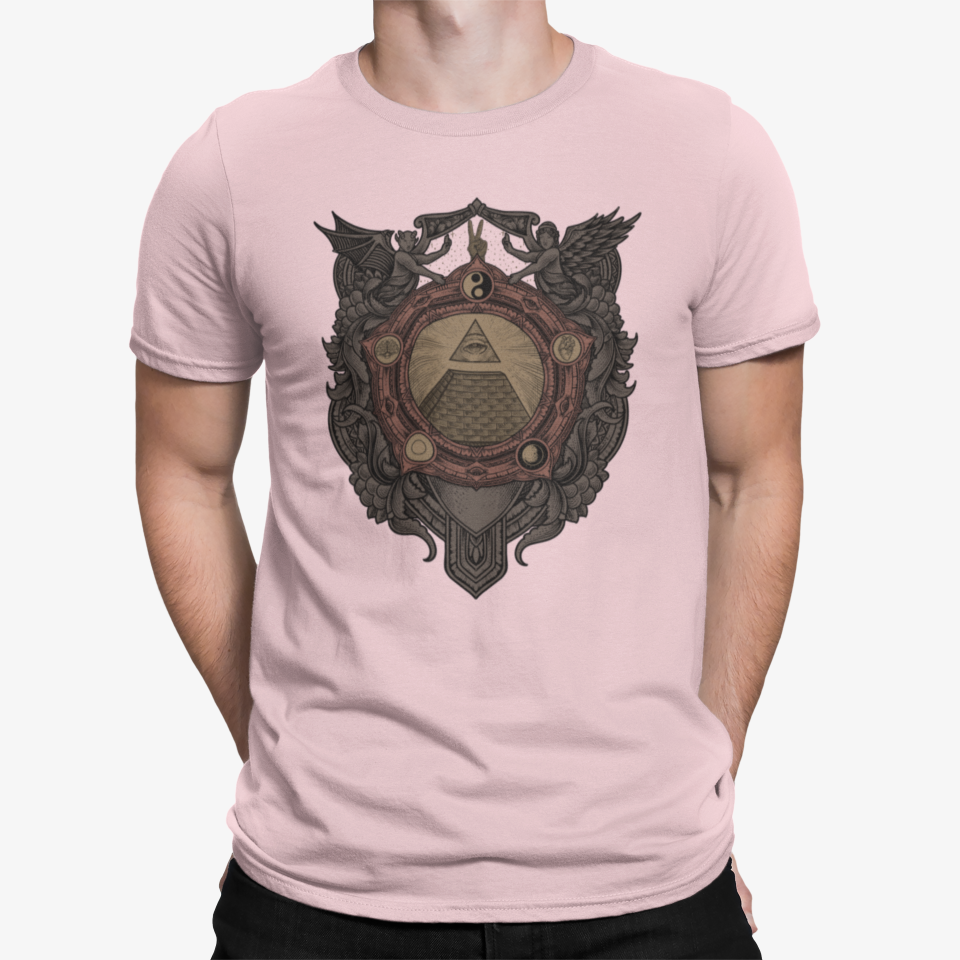 Camiseta Illuminati Bien Mal