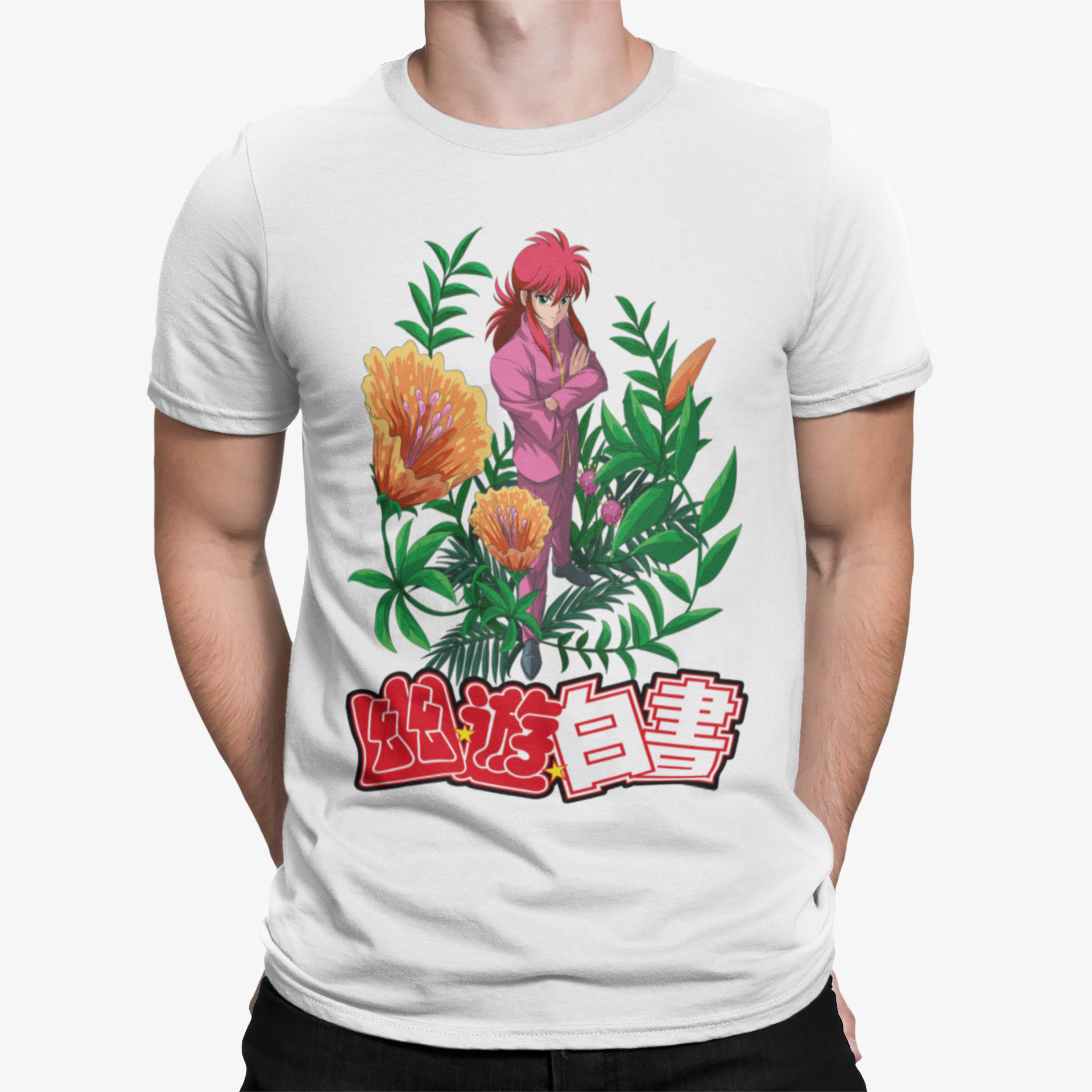 Camiseta Kurama Flores