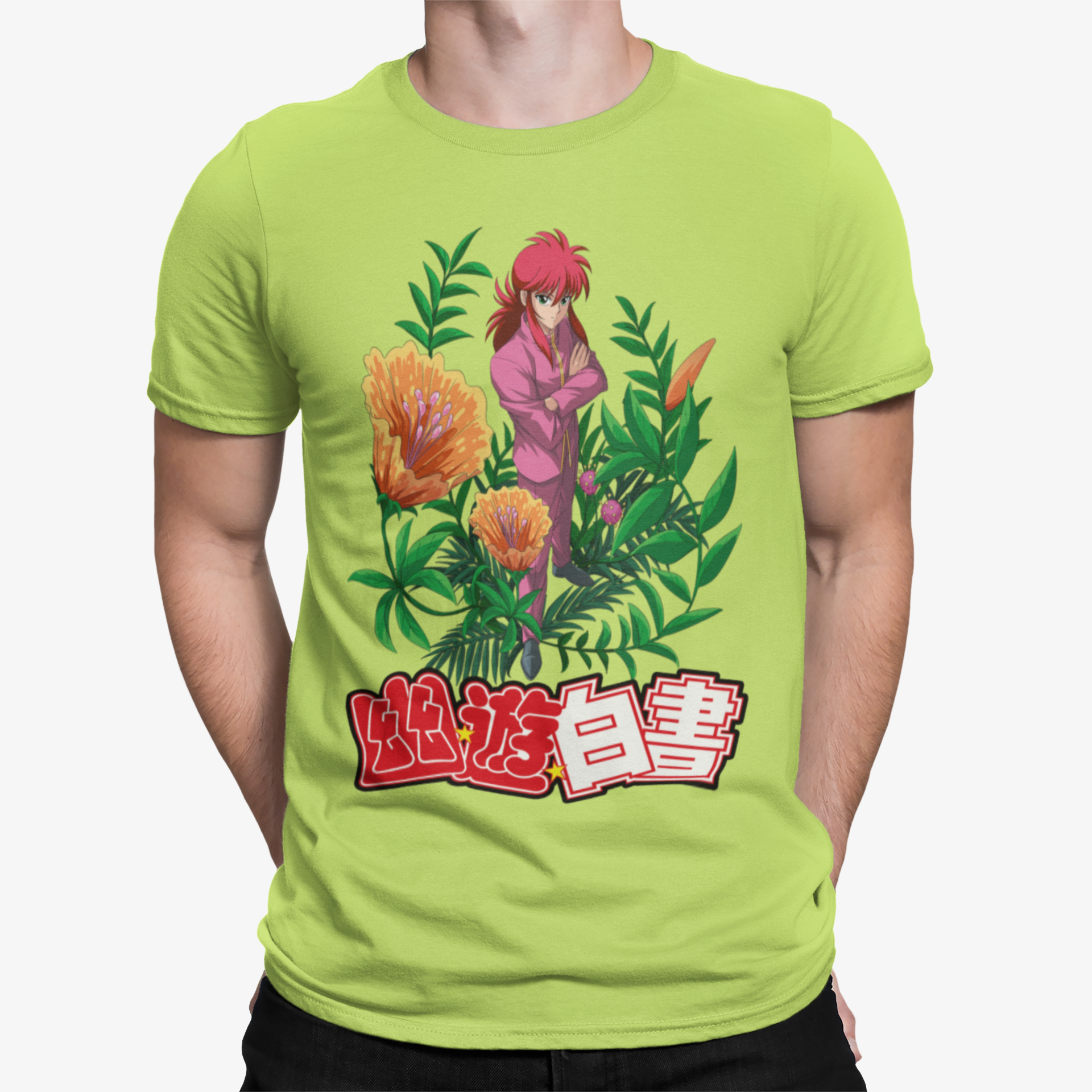 Camiseta Kurama Flores