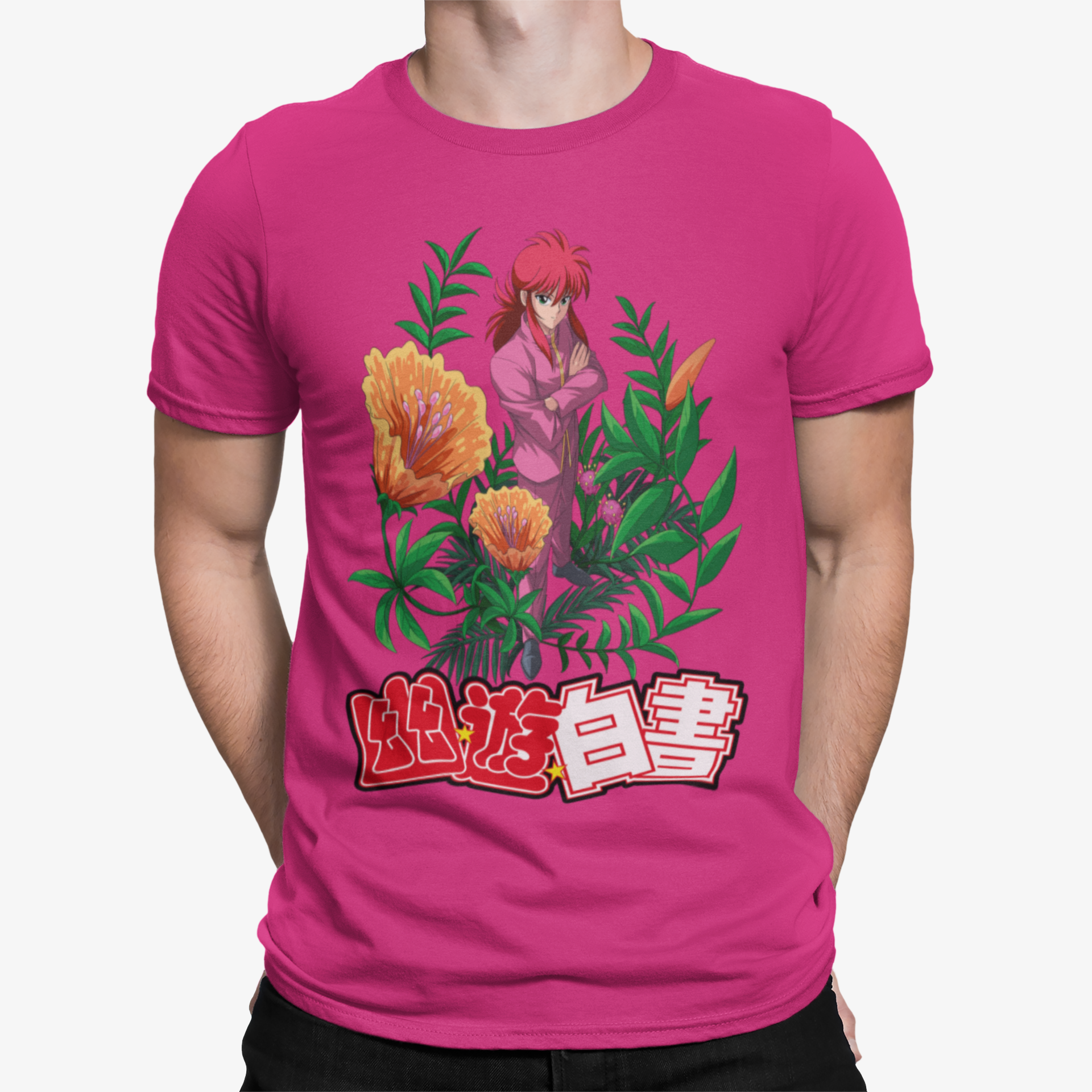 Camiseta Kurama Flores