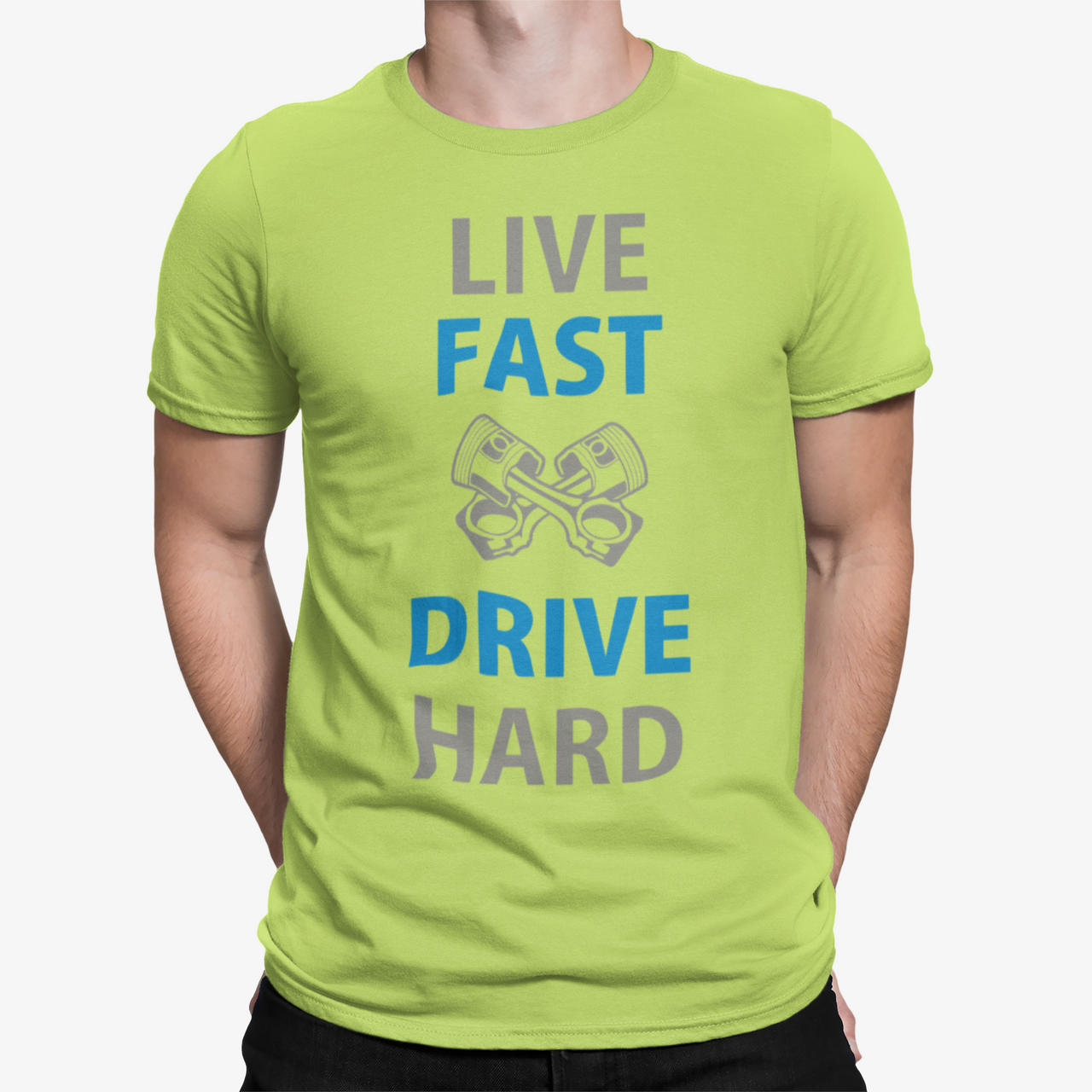 Camiseta Live Fast Drive Hard