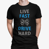 Thumbnail for Camiseta Live Fast Drive Hard