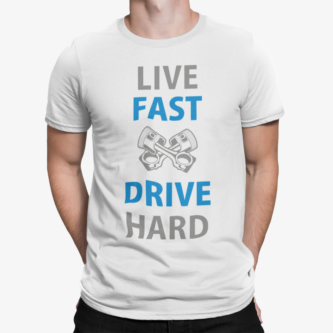 Camiseta Live Fast Drive Hard