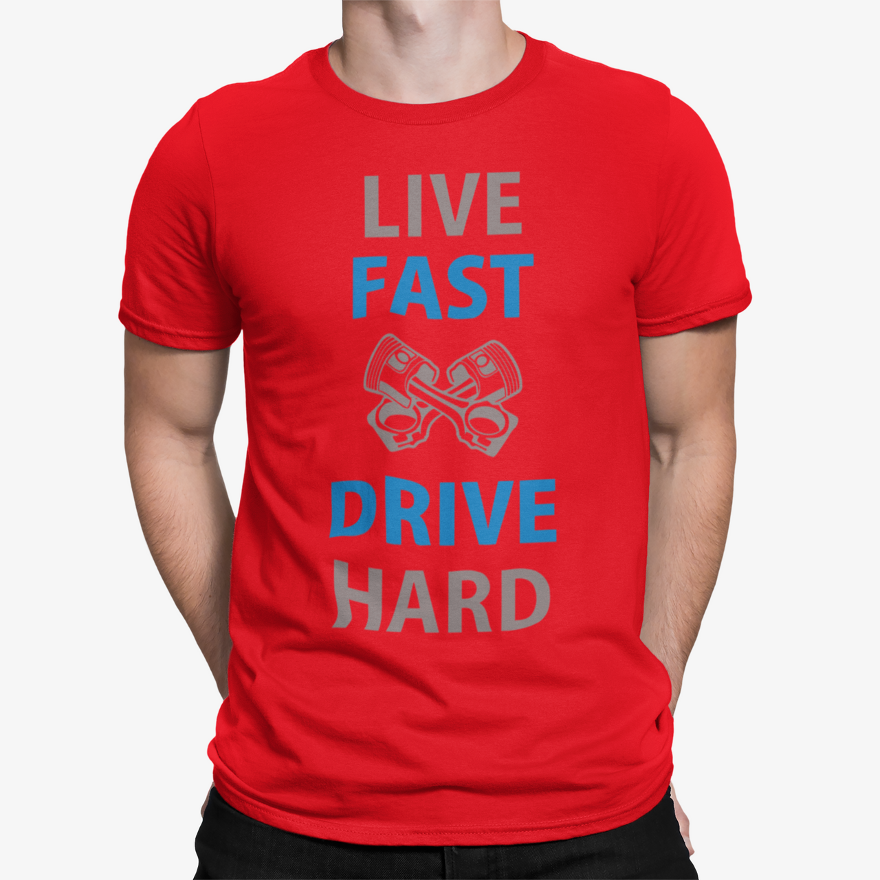 Camiseta Live Fast Drive Hard