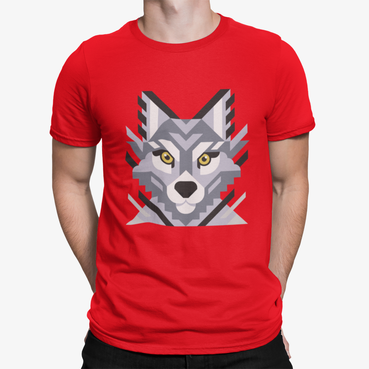 Camiseta Lobo Gris