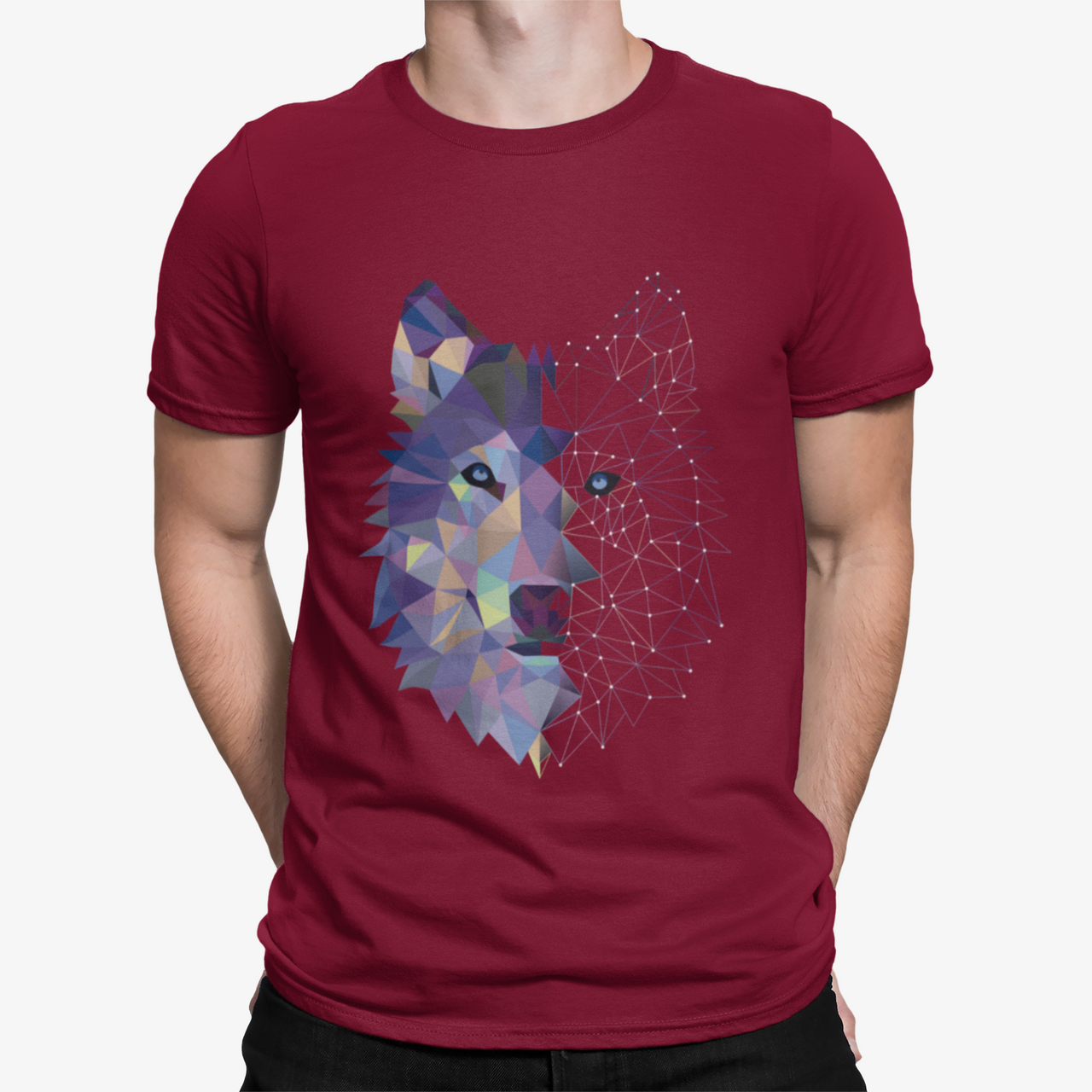 Camiseta Lobo Poligono