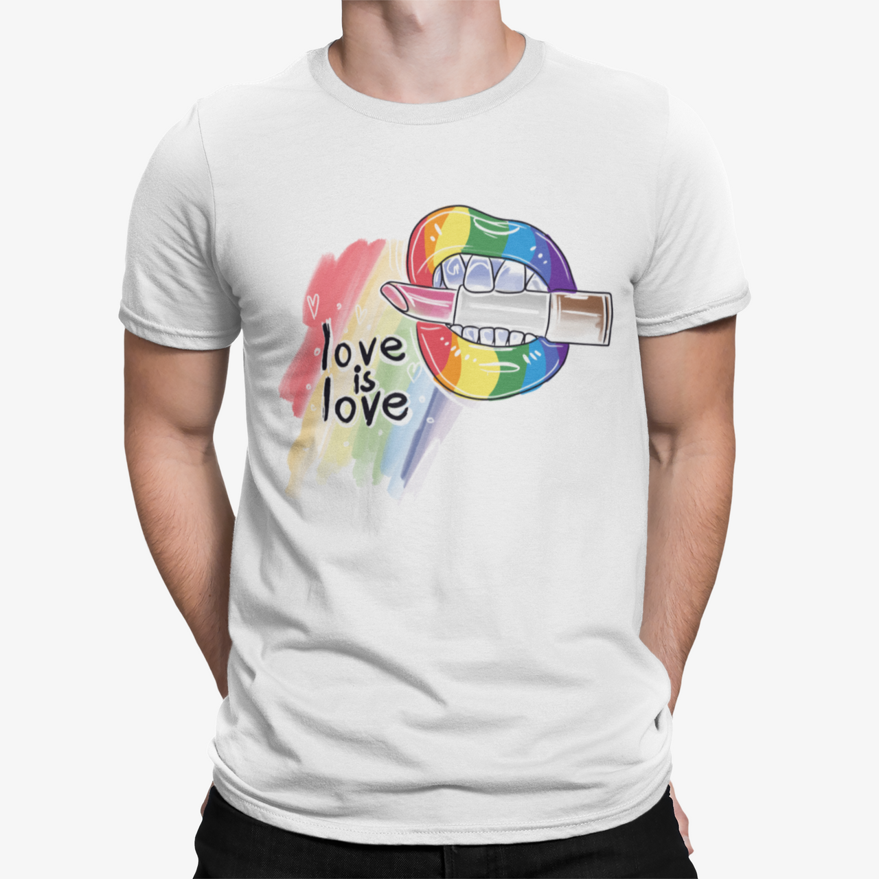 camiseta Love Labial