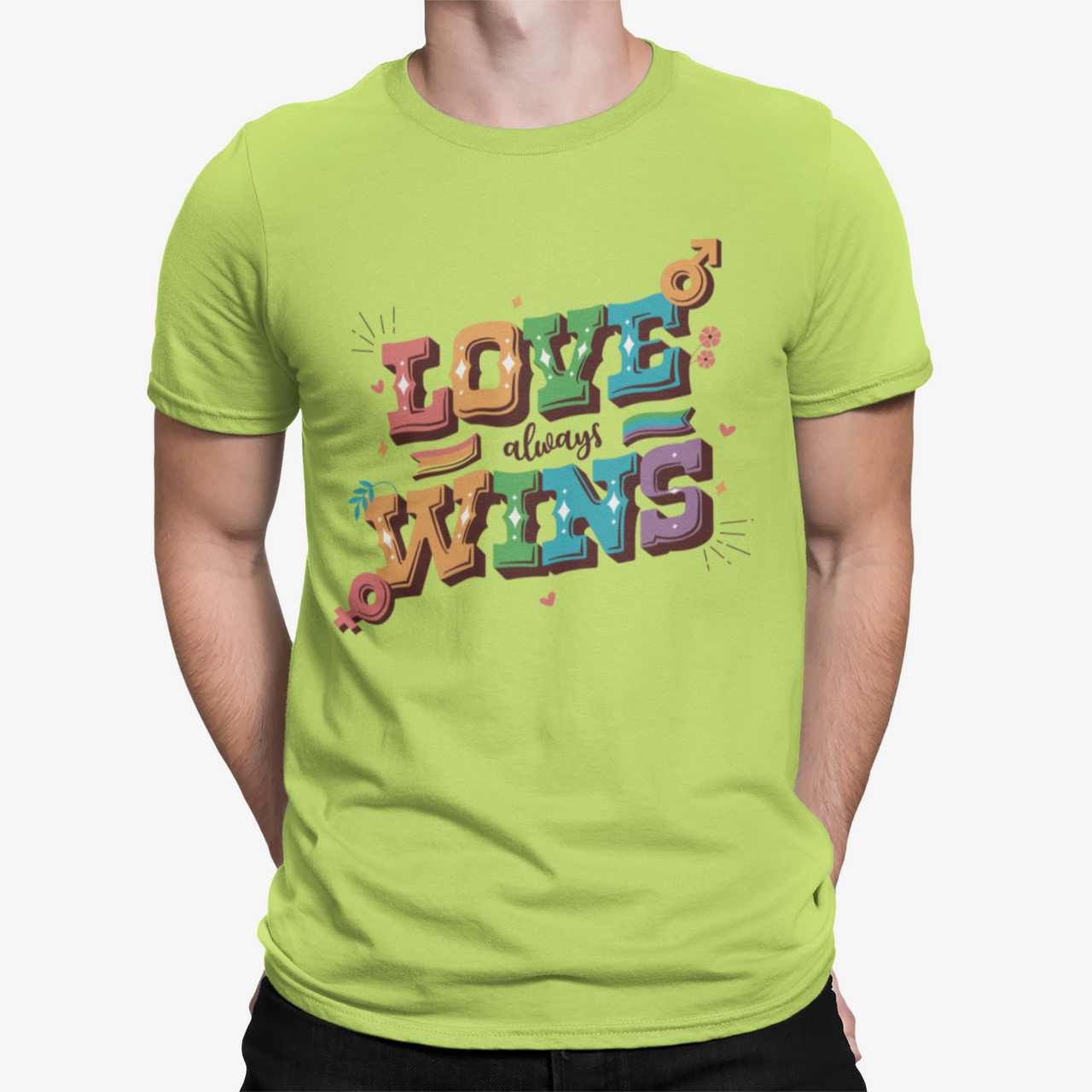 Camiseta Love Wins