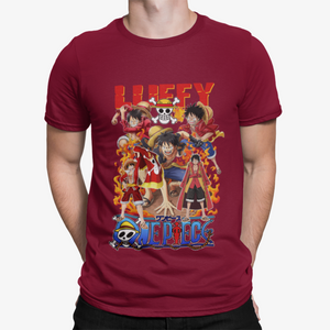 Camiseta Luffy Fire