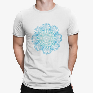 Camiseta Mandala Azul