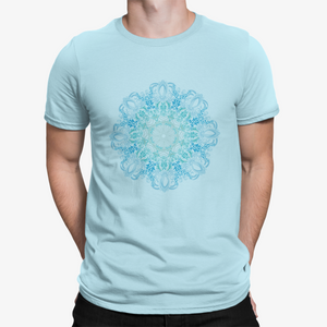 Camiseta Mandala Azul