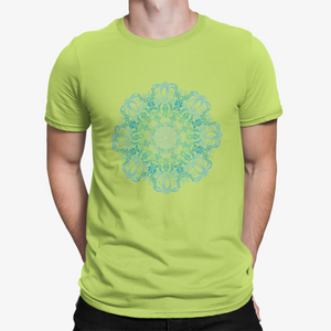 Camiseta Mandala Azul