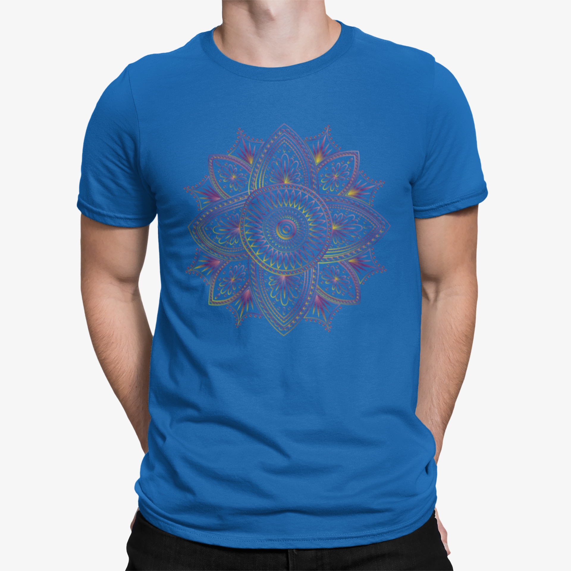 Camiseta Mandala Morado