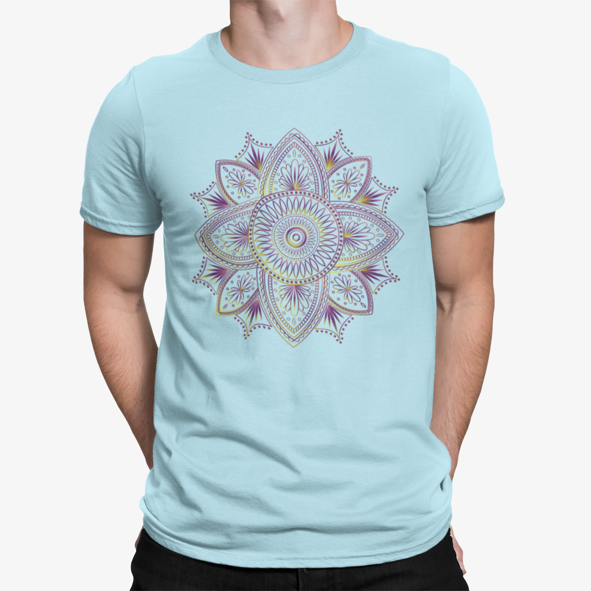 Camiseta Mandala Morado