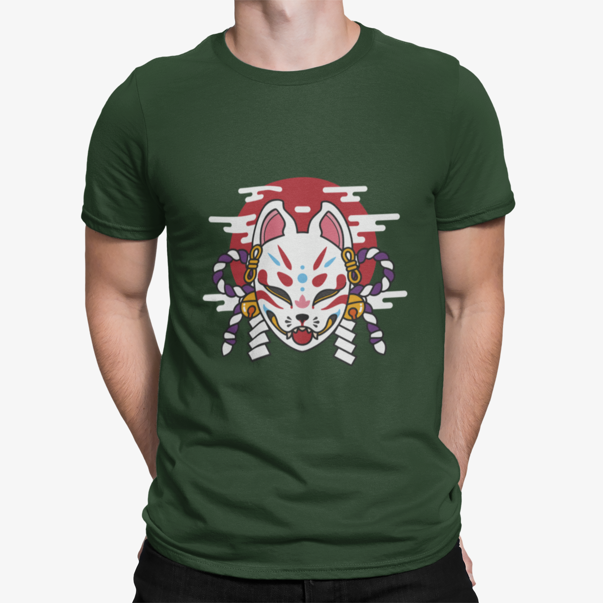 Camiseta Mascara Kitsune