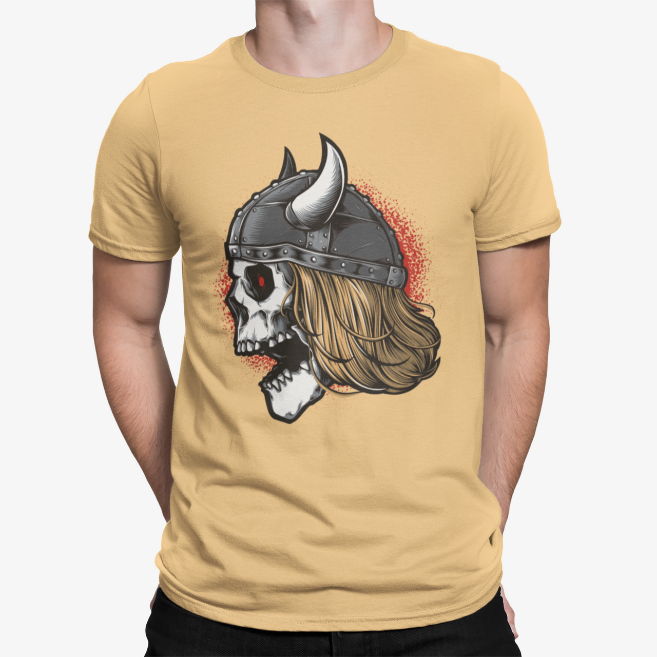 Camiseta Medieval Skull