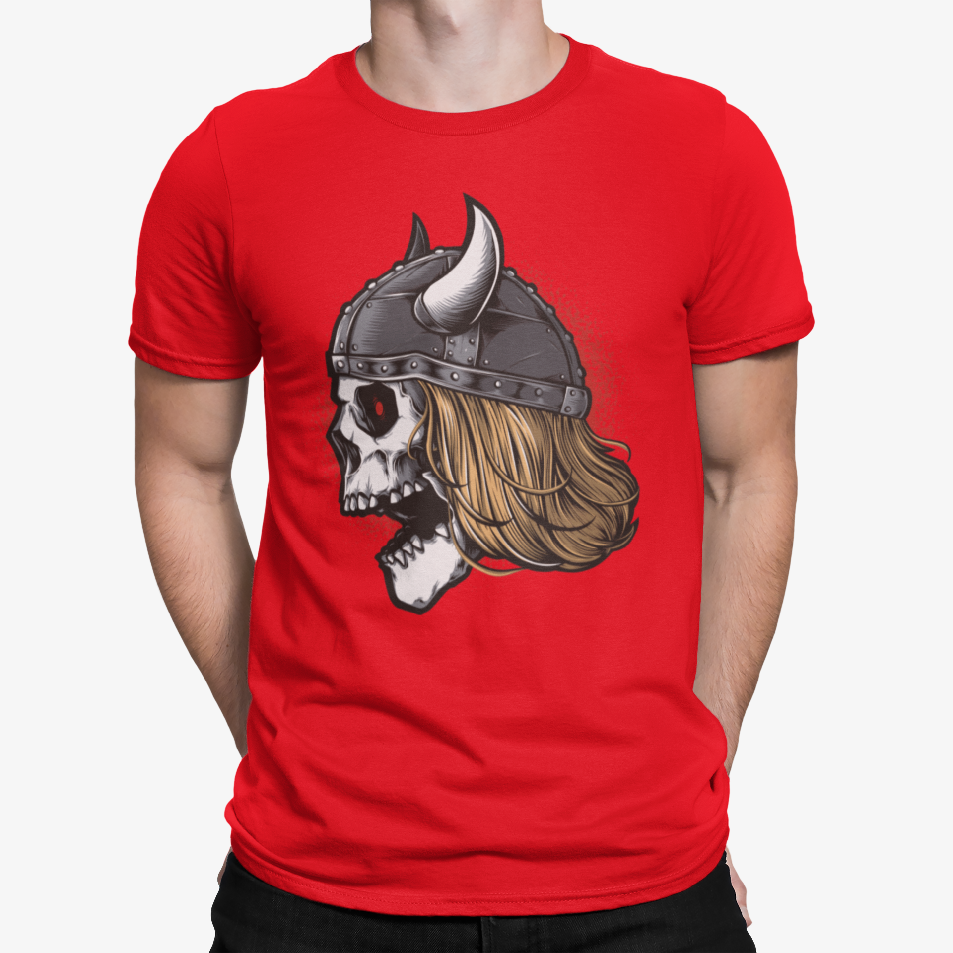 Camiseta Medieval Skull