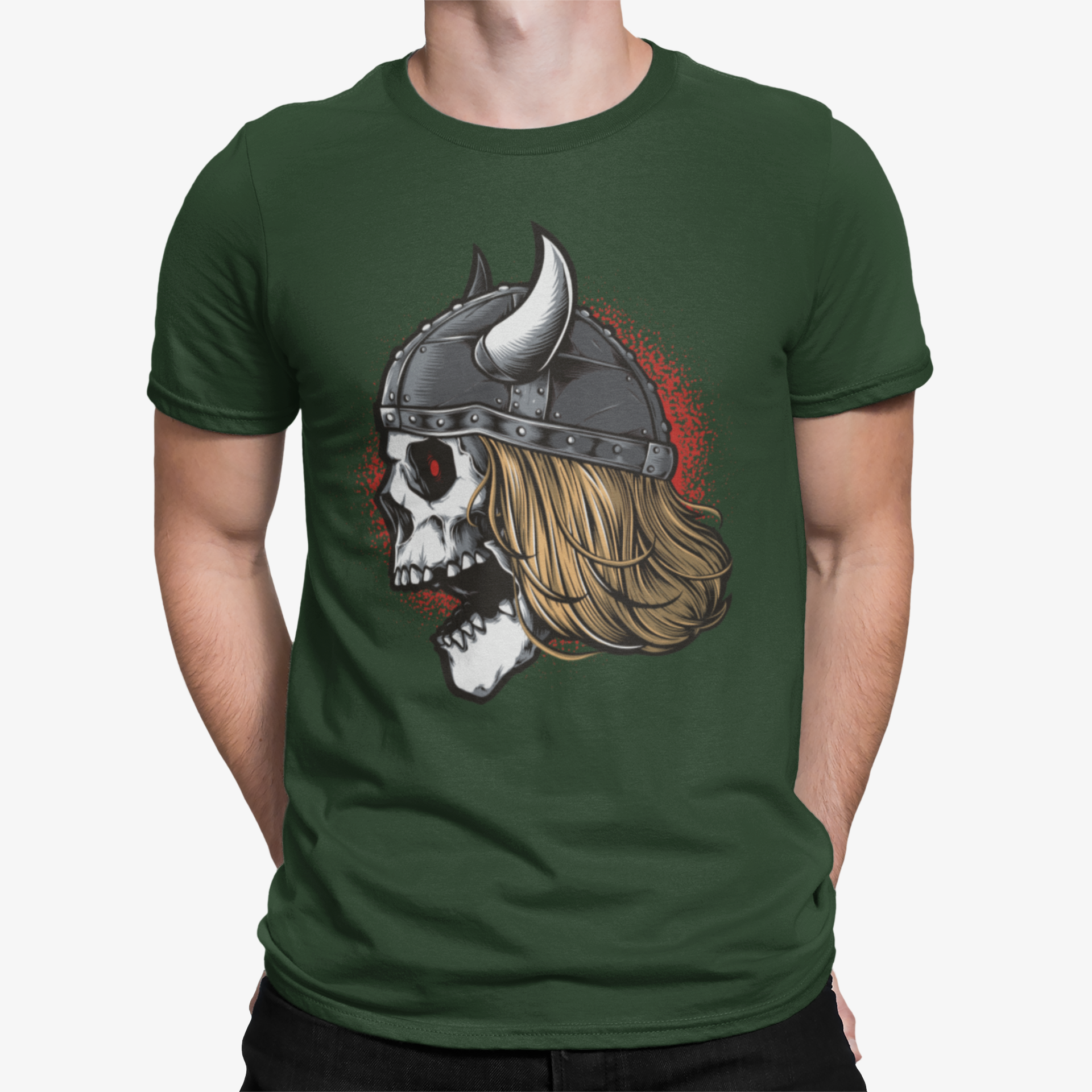 Camiseta Medieval Skull