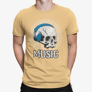 Camiseta Music Skull