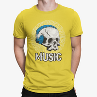 Thumbnail for Camiseta Music Skull