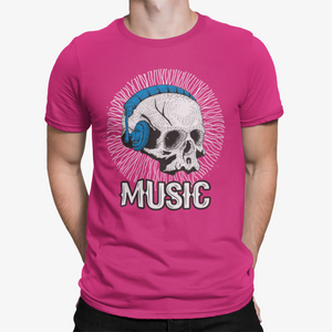 Camiseta Music Skull