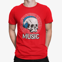 Thumbnail for Camiseta Music Skull