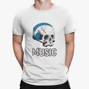 Camiseta Music Skull