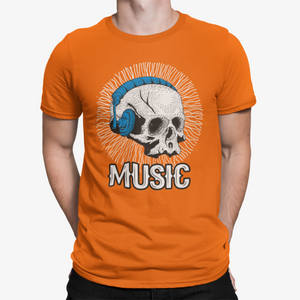 Camiseta Music Skull