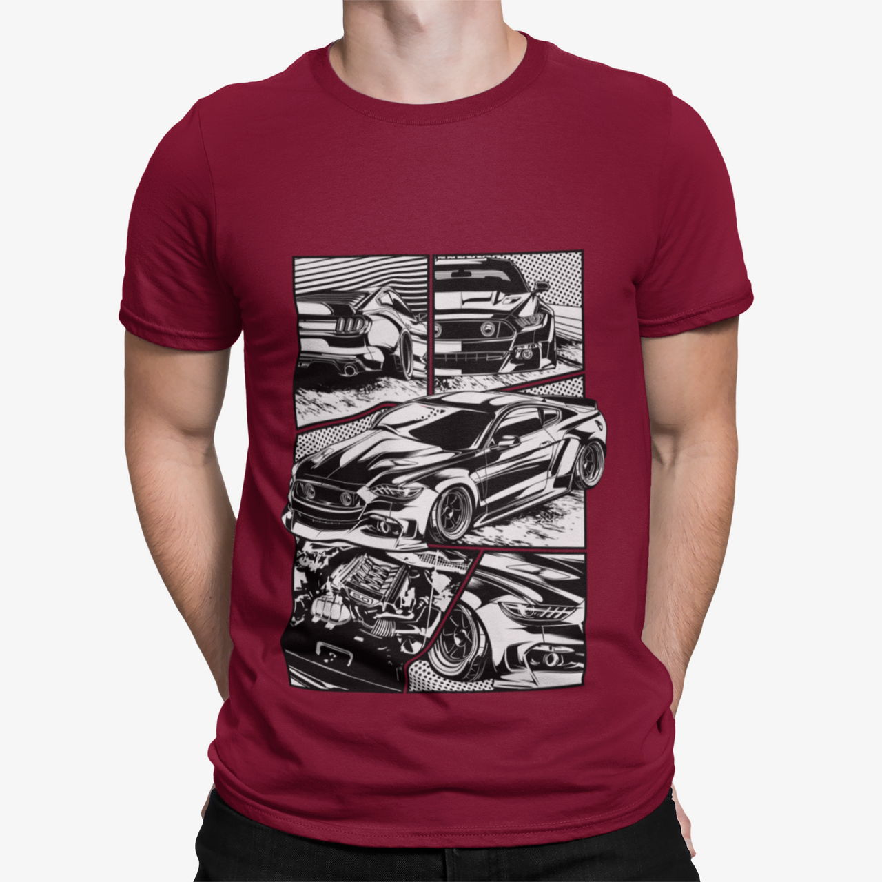 Camiseta Mustang Comic 6gen