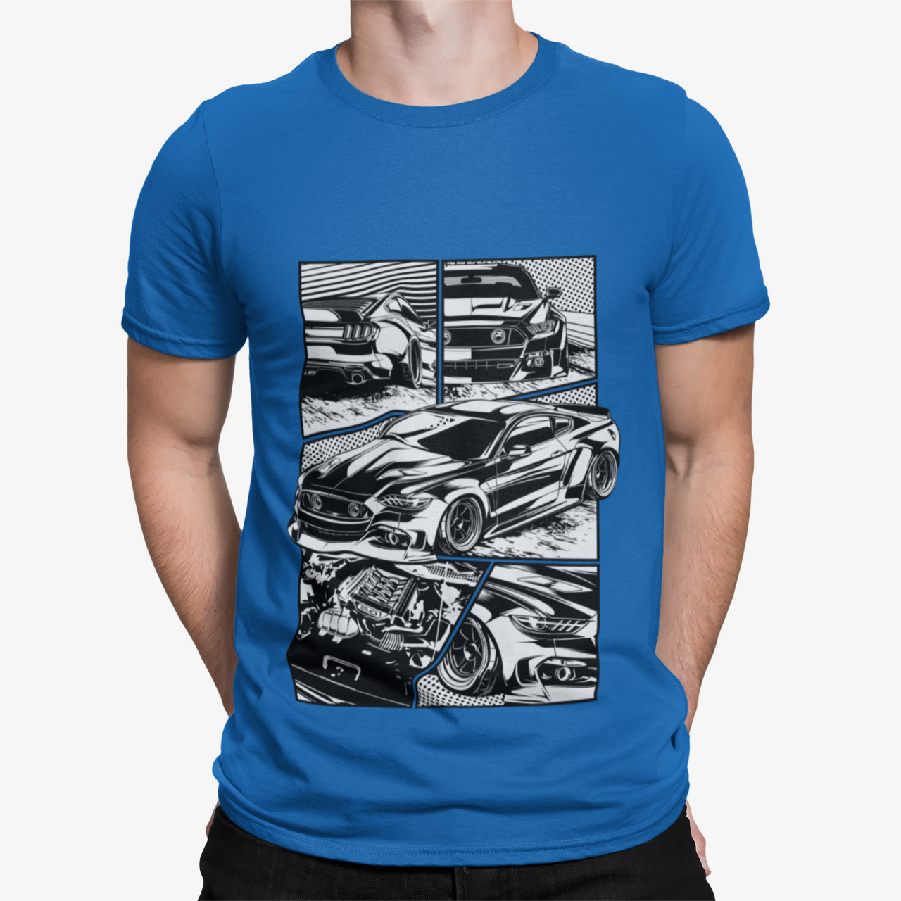 Camiseta Mustang Comic 6gen