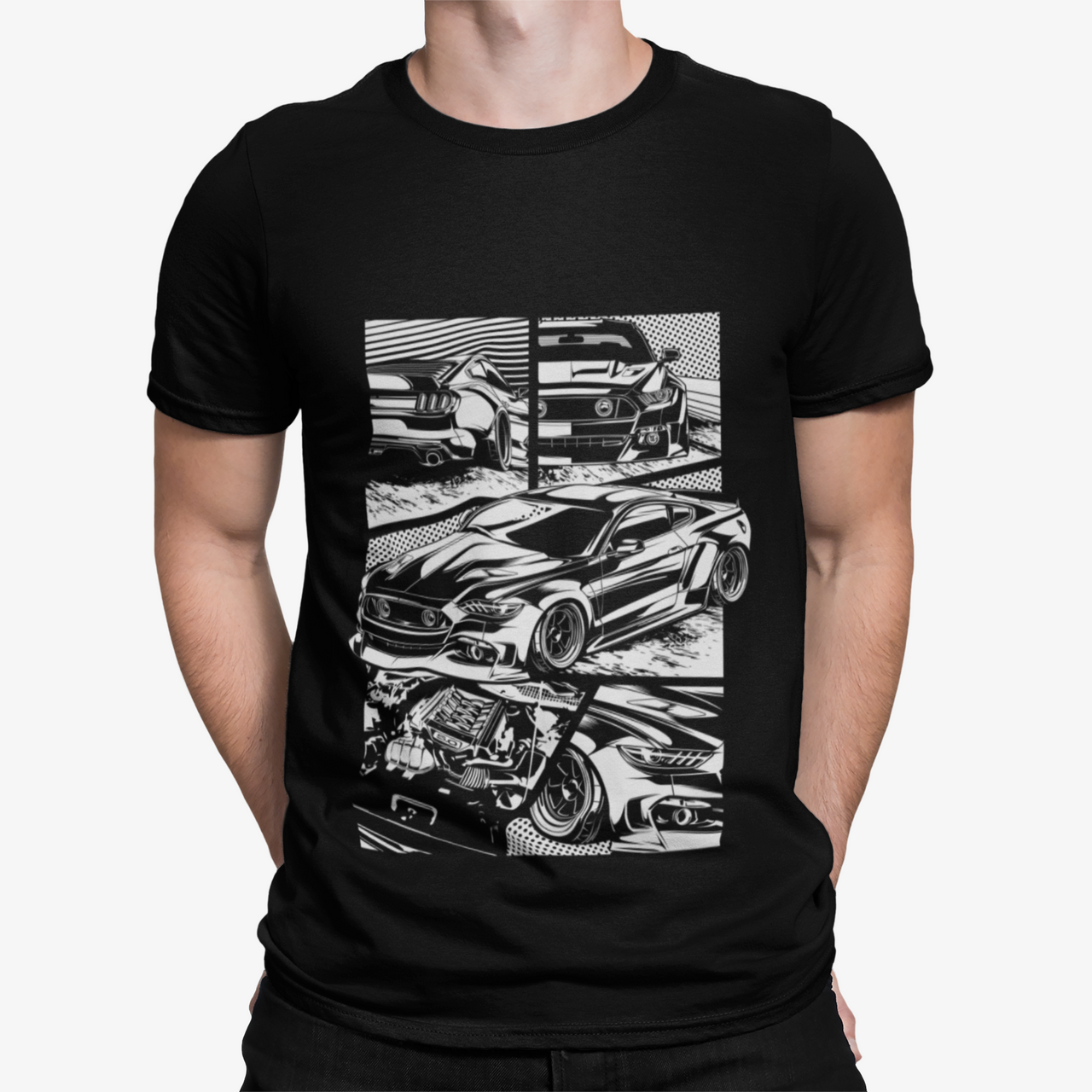 Camiseta Mustang Comic 6gen