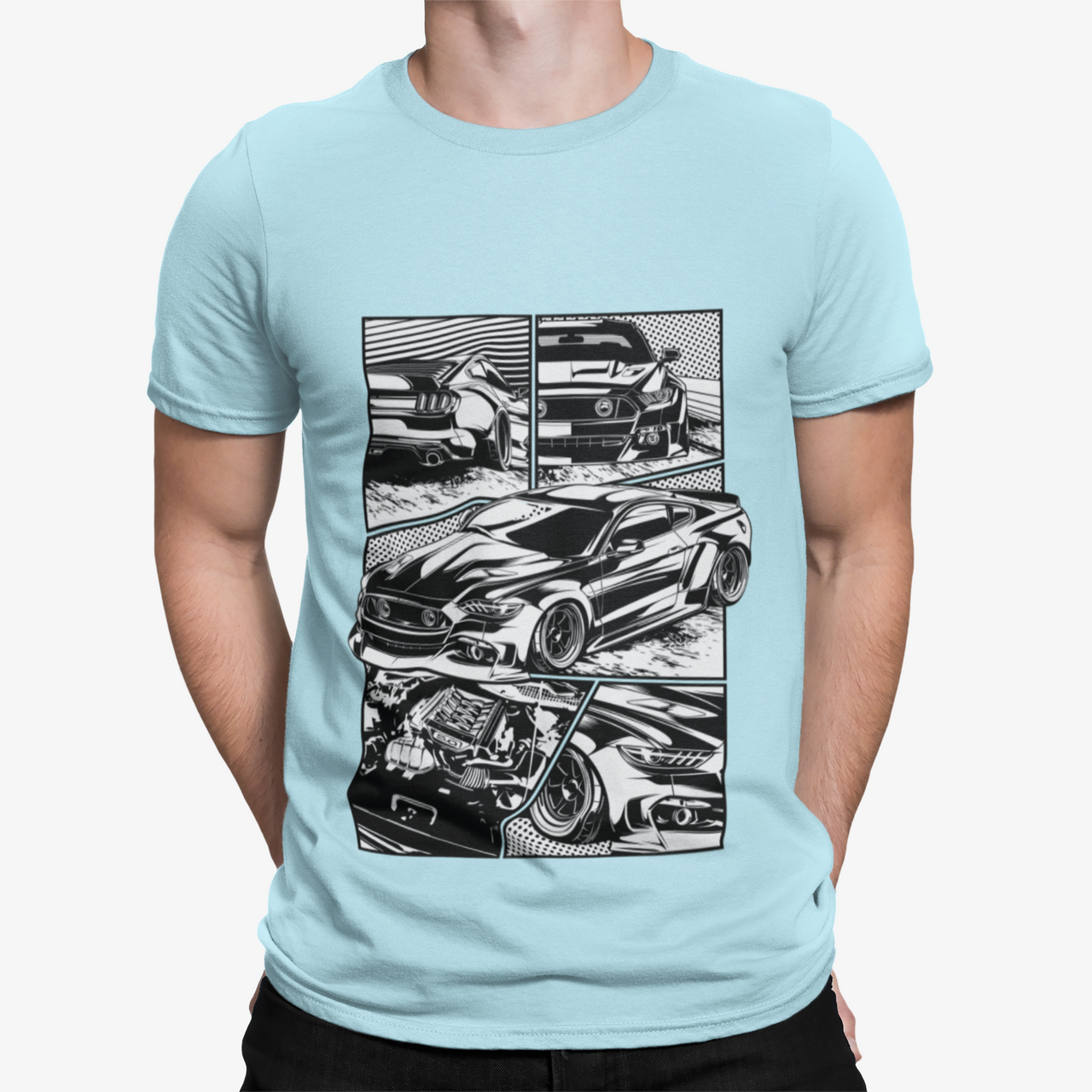 Camiseta Mustang Comic 6gen