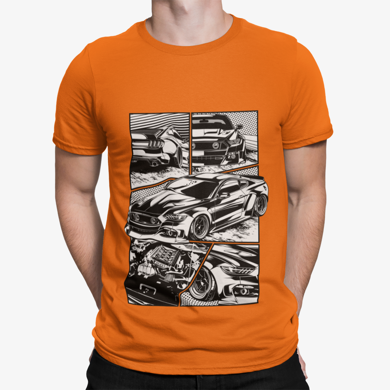 Camiseta Mustang Comic 6gen